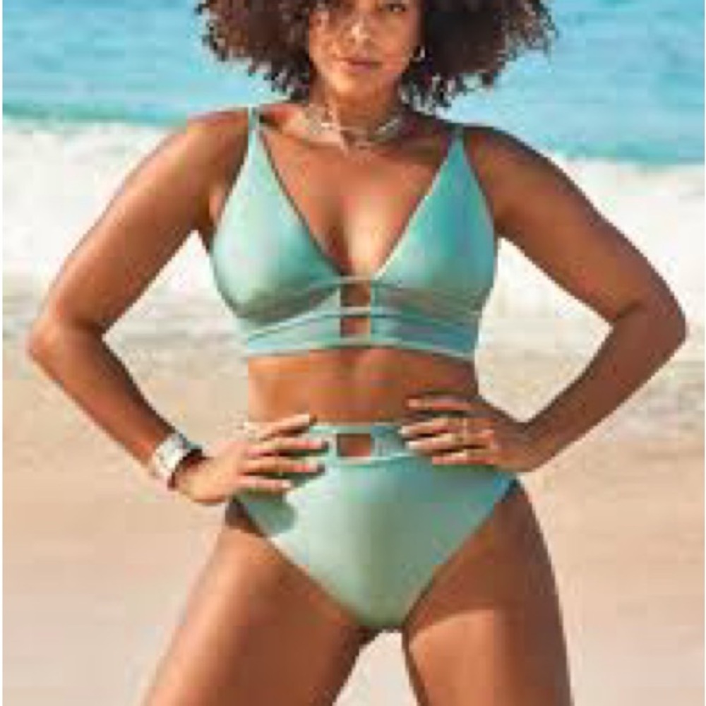 Gabifresh teal bikini